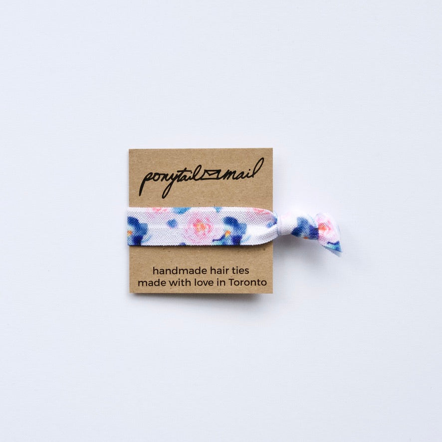 Single Hair Tie by Ponytail Mail in Fresh Flowers