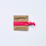 Single Hair Tie by Ponytail Mail in Hot Pink