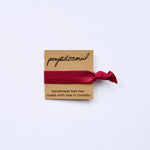 Single Hair Tie by Ponytail Mail in Burgundy