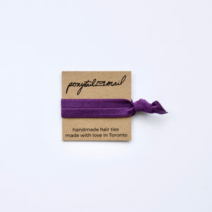 Single Hair Tie by Ponytail Mail in Purple Rain
