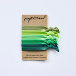 Green with Envy Hair Tie Pack of 5 by Ponytail Mail