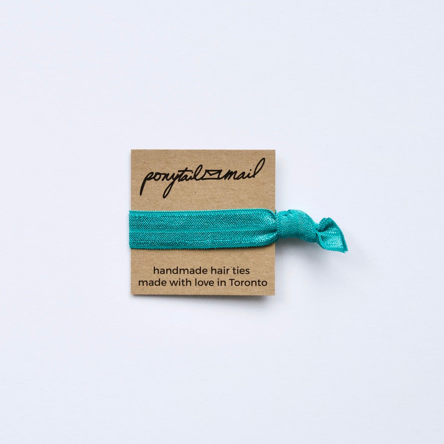 Single Hair Tie by Ponytail Mail in Jade