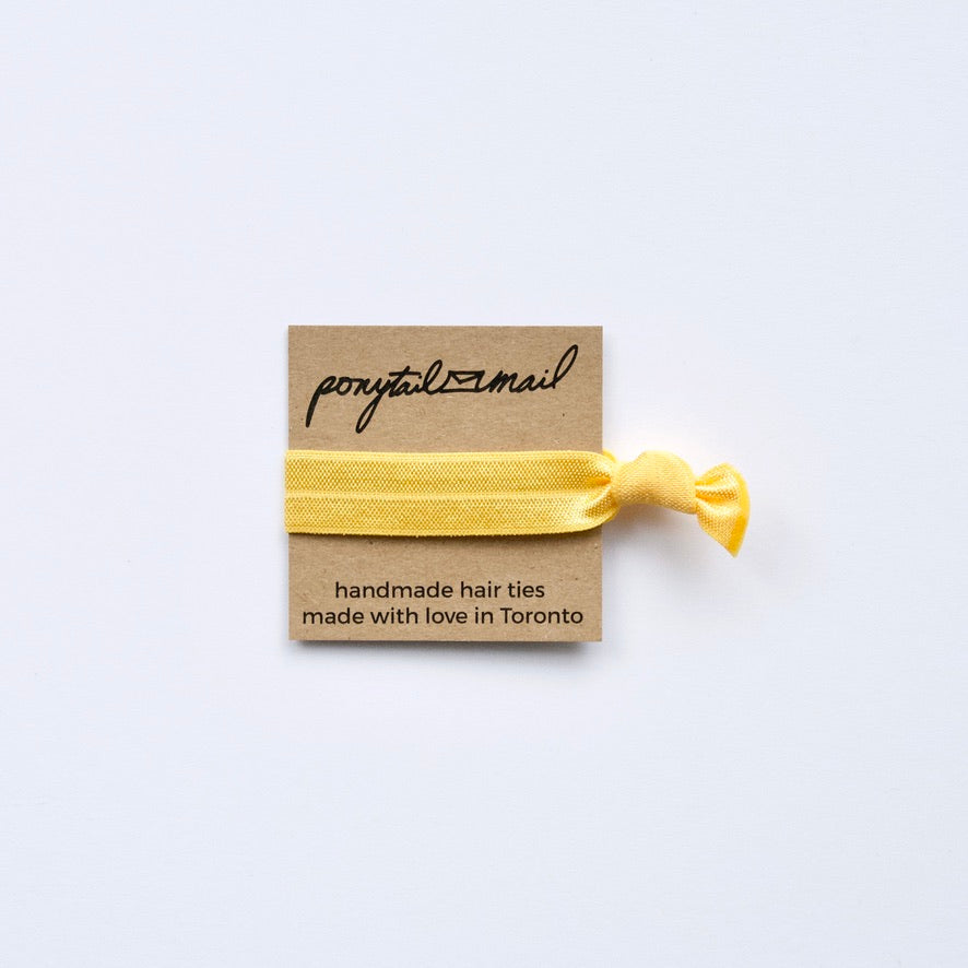 Single Hair Tie by Ponytail Mail in Marigold