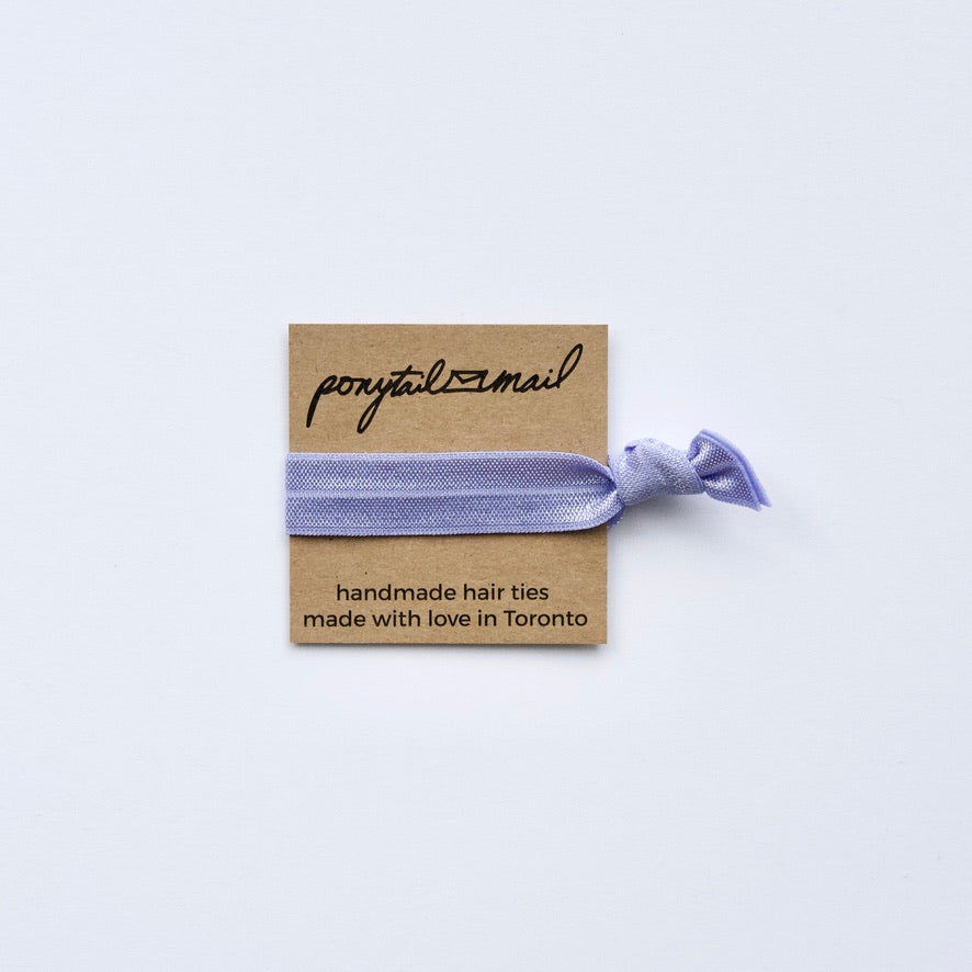 Single Hair Tie by Ponytail Mail in Periwinkle