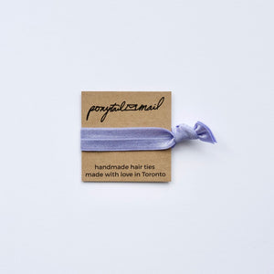 Single Hair Tie by Ponytail Mail in Periwinkle