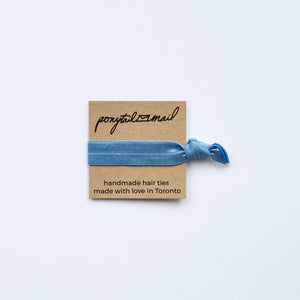 Single Hair Tie by Ponytail Mail in Denim