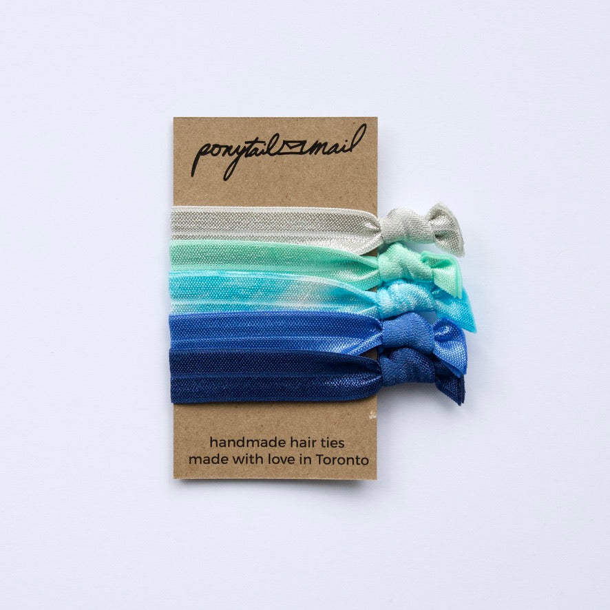 In the Sky Hair Tie Pack of 5 by Ponytail Mail