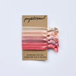 Pretty in Pink 2.0 Hair Ties Pack of 5 by Ponytail Mail