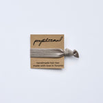 Single Hair Tie by Ponytail Mail in Grey