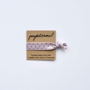 Single Hair Tie by Ponytail Mail in Lavender Love